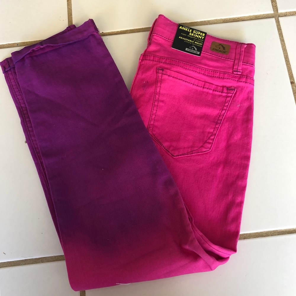 NWT ankle-length ombré skinny jeans